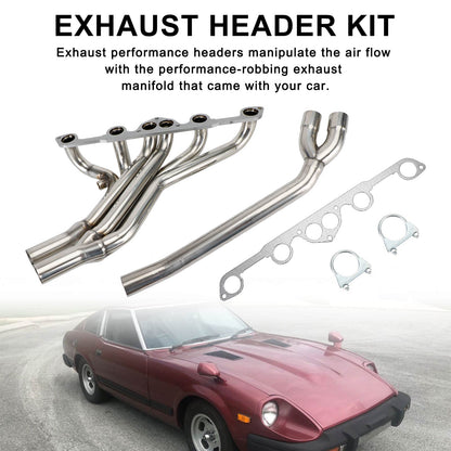 Nissan 280Z 280ZX L28E 1977-1983 Datsun Stainless Exhaust Header Manifold 70-1122