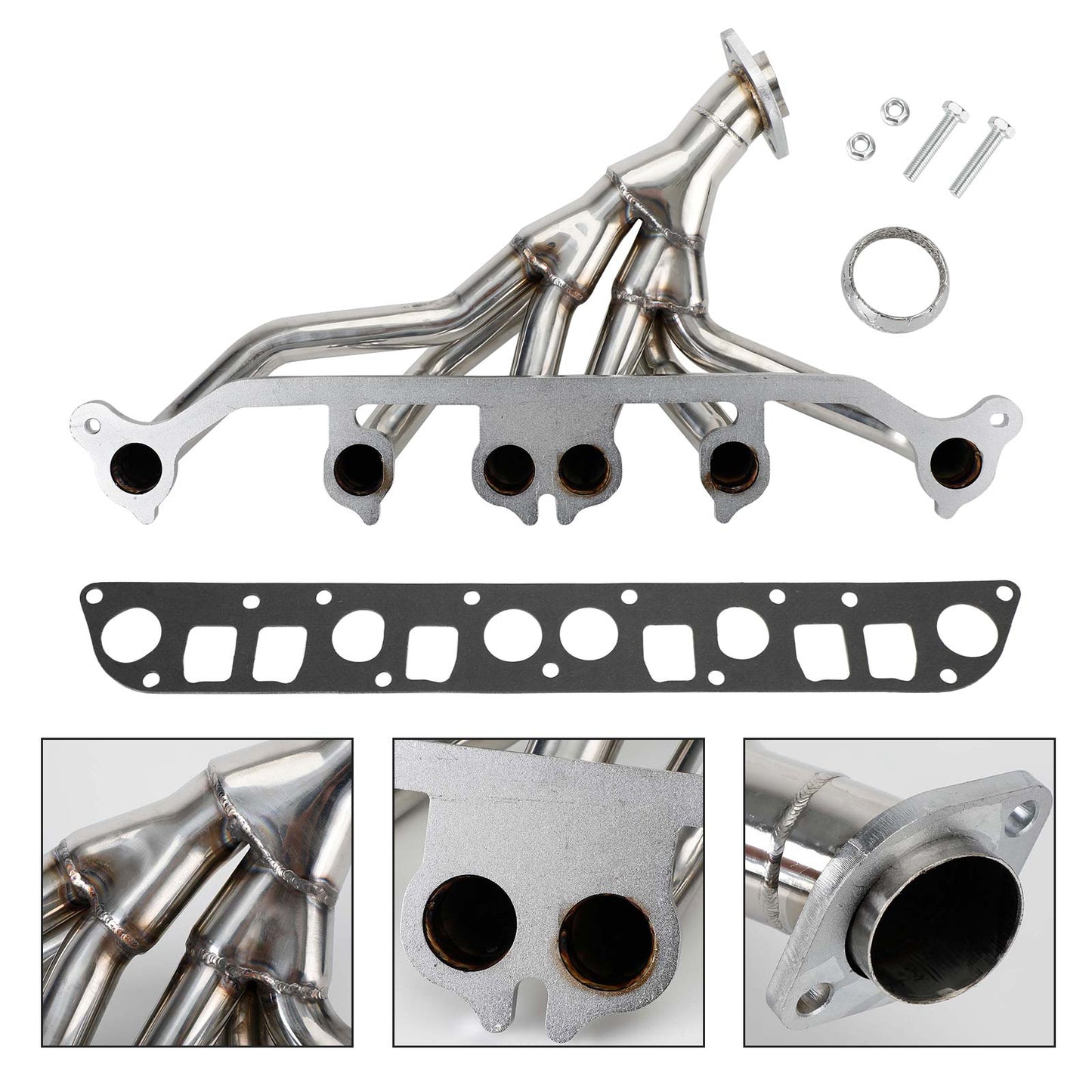 Grand Cherokee Orvis SE TSi TJ Exhaust Manifold Stainless Steel 4.0L V6 674196 662691 4883385K 4883385 16575131