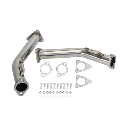 2.5" Test Pipes Exhaust DownPipe For All Infiniti Q50/Q60 Models with 3.7L Engine (does not fit 2.0 or 3.0t models)