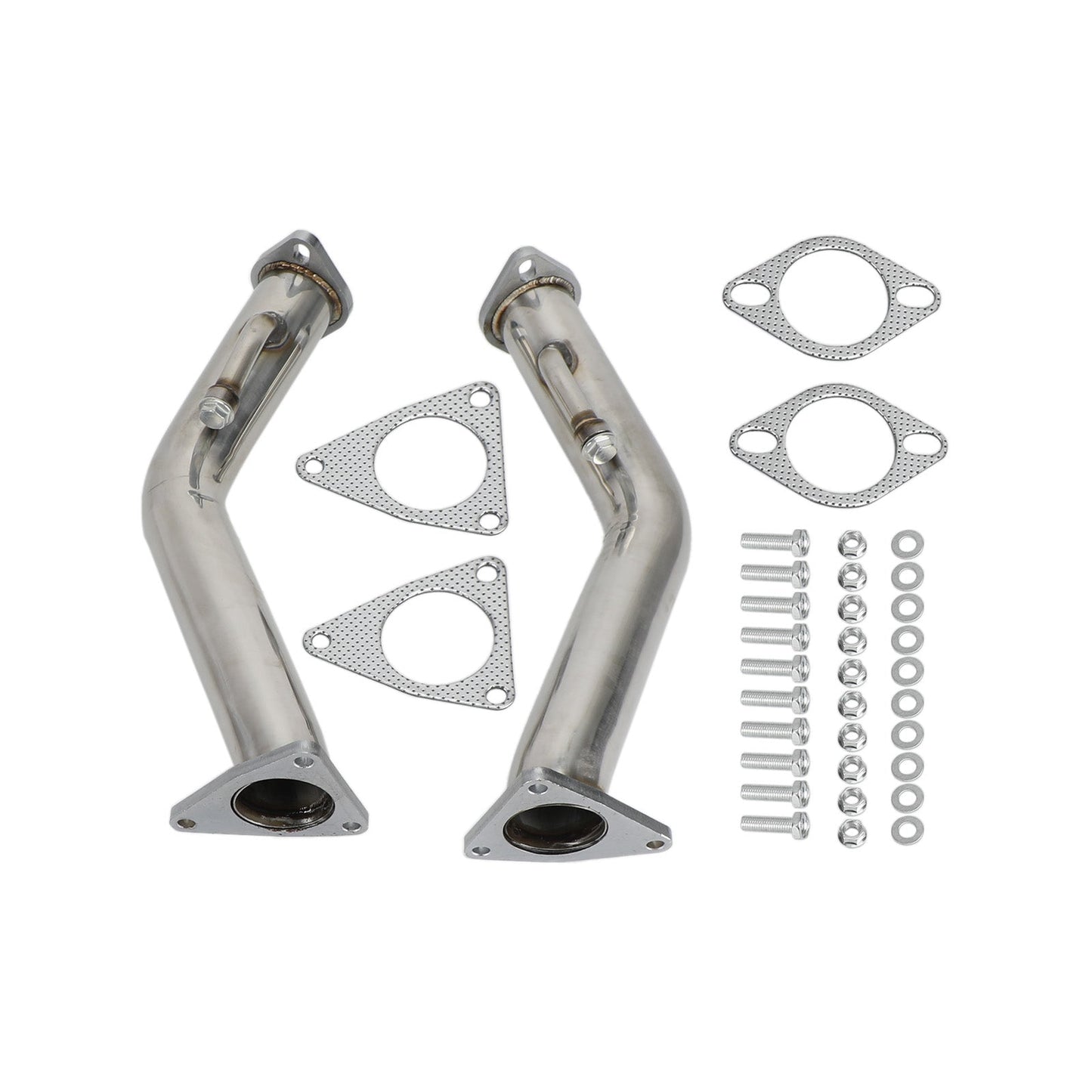 2.5" Test Pipes Exhaust DownPipe For All Infiniti Q50/Q60 Models with 3.7L Engine (does not fit 2.0 or 3.0t models)