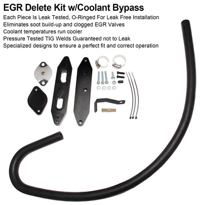 2011-2023 Ford 6.7L Powerstroke Diesel EGR Delete Kit w/Coolant Bypass Generic