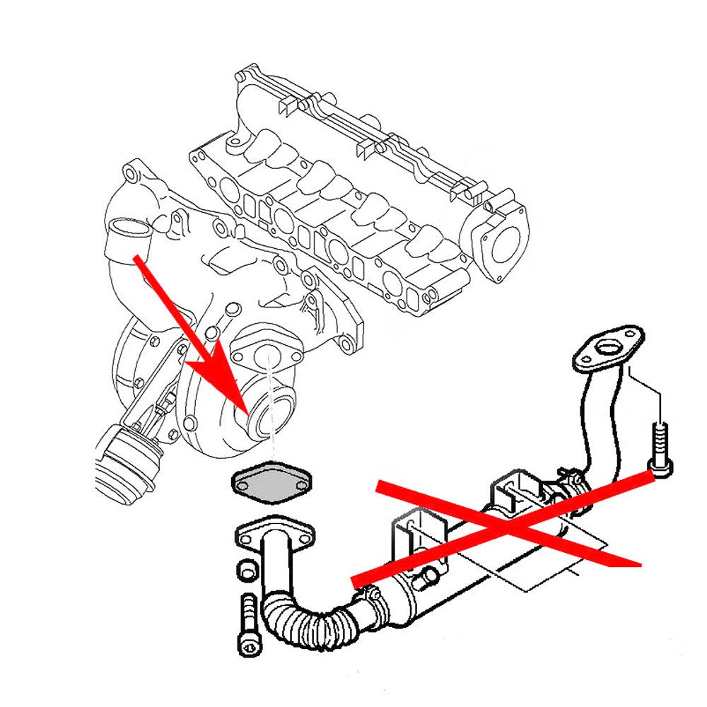 Fiat Alfa Romeo1.9 JTD 16V Opel 1.9 CDTI SAAB 1.9 TiD EGR Gaskets Repair