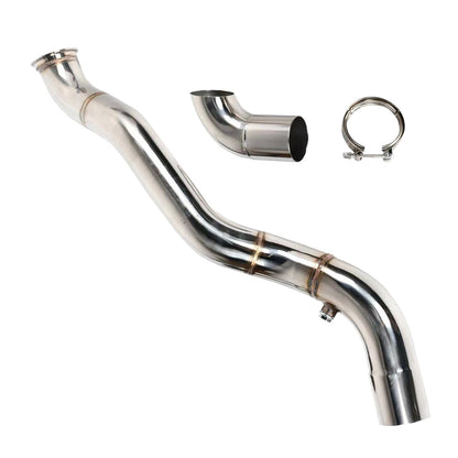 Exhaust Pipe for Chevy T4 turbo kit 99-13 4.8 5.3 6.0 6.2 vortec LS 3" v-band