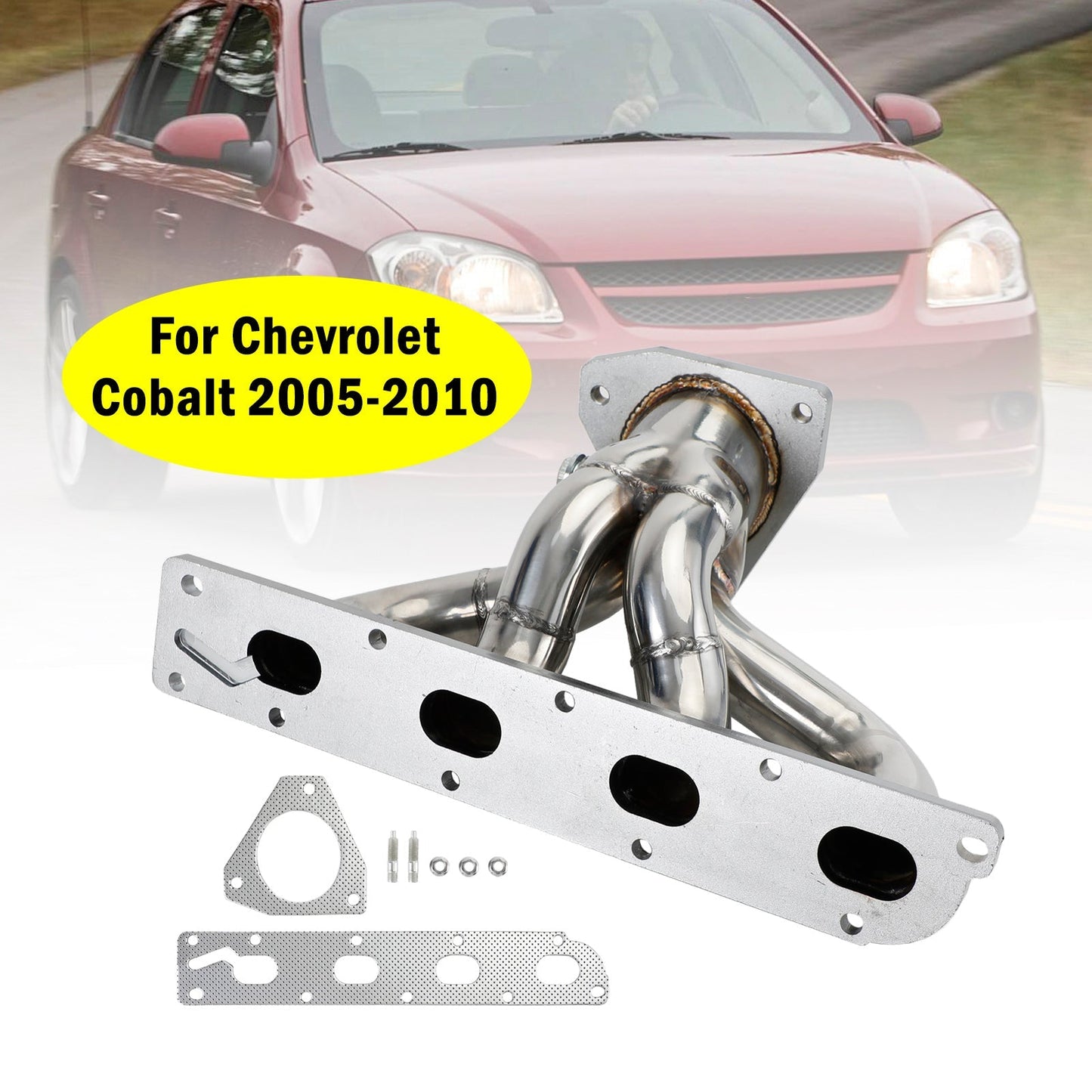 Cobalt/HHR/Saturn Ion 2.2L 2.4L 2005-2010 Stainless Steel Exhaust Header