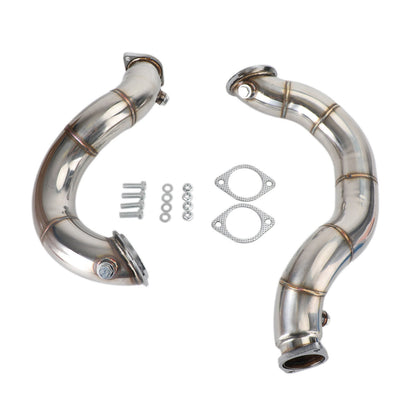 BMW N54 2007-2011 335Xi E90 E92 3 inch Stainless Steel Exhaust Downpipe Pipes compatible