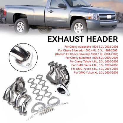 1999-2006 Chevrolet Silverado 1500 4.8L, 5.3L Manifold Headers