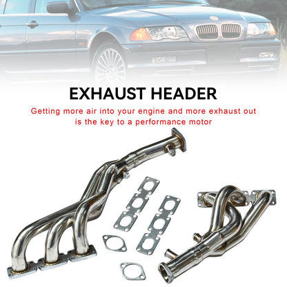 1997-2000 BMW E39 5 Series 2.5L/2.8L/3.0L Engines Stainless Exhaust Header Manifold