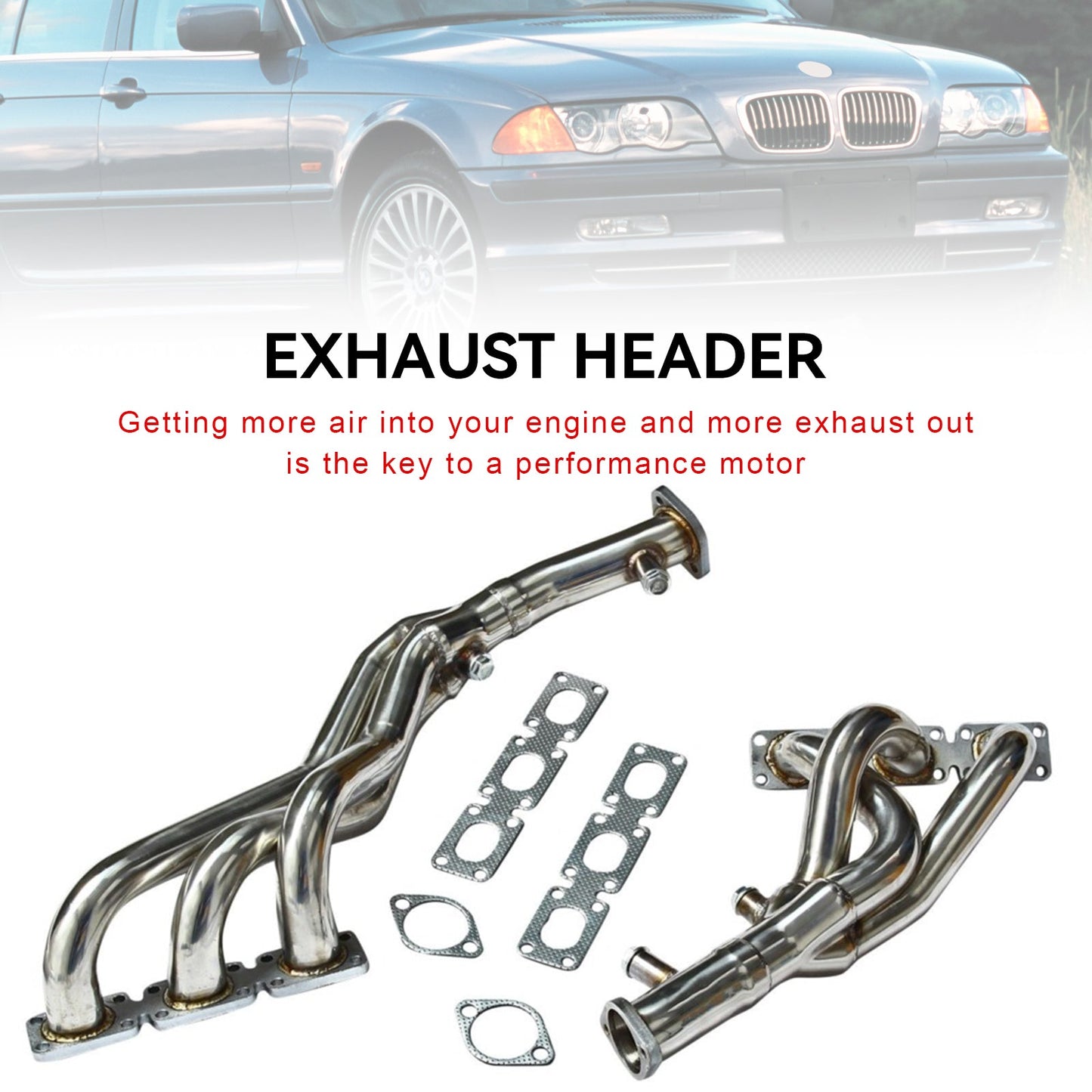 1998-2006 BMW E46 (323/328) Stainless Exhaust Header Manifold