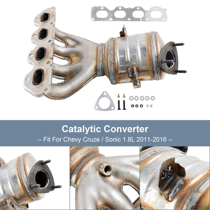 2012-2014 Chevy Sonic 1.8L Manifold Catalytic Converter