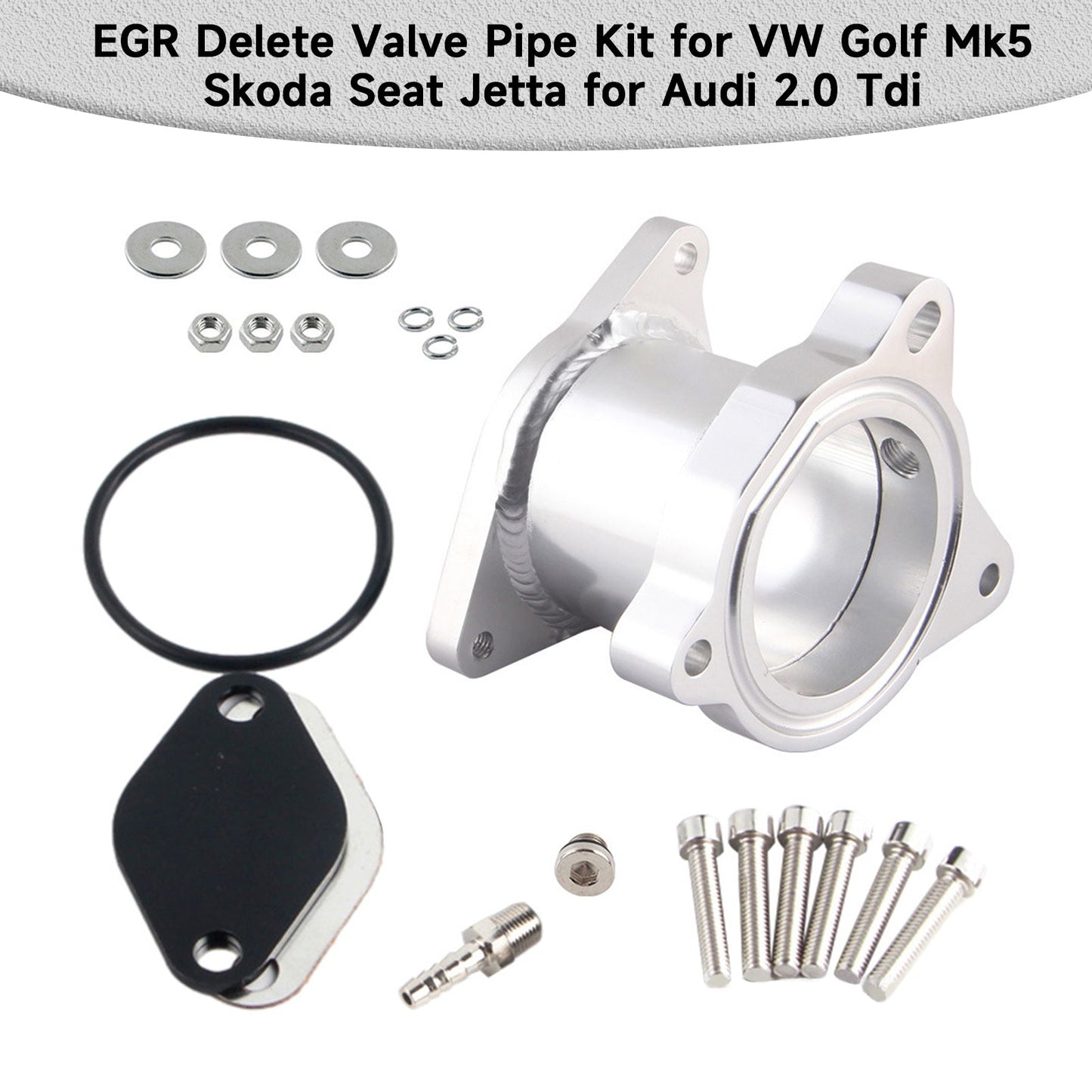 Skoda Octavia Mk2 - BXE / BKC 105 &amp; BXF / BRU 90 1.9 8v Engines EGR Delete Valve Pipe Kit