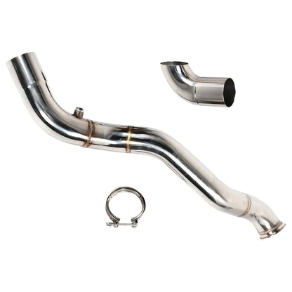 Exhaust Pipe for Chevy T4 turbo kit 99-13 4.8 5.3 6.0 6.2 vortec LS 3" v-band