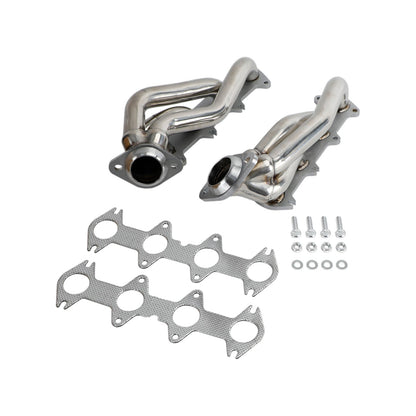 Ford F150 04-10 5.4 V8 Stainless Exhaust Manifold Shorty Headers Performance