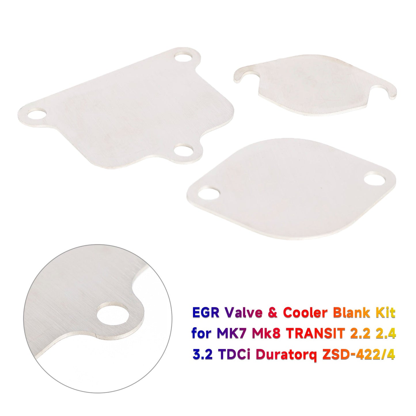 EGR Valve & Cooler Blank Kit for MK7 Mk8 TRANSIT 2.2 2.4 3.2 TDCi Duratorq ZSD-422/4