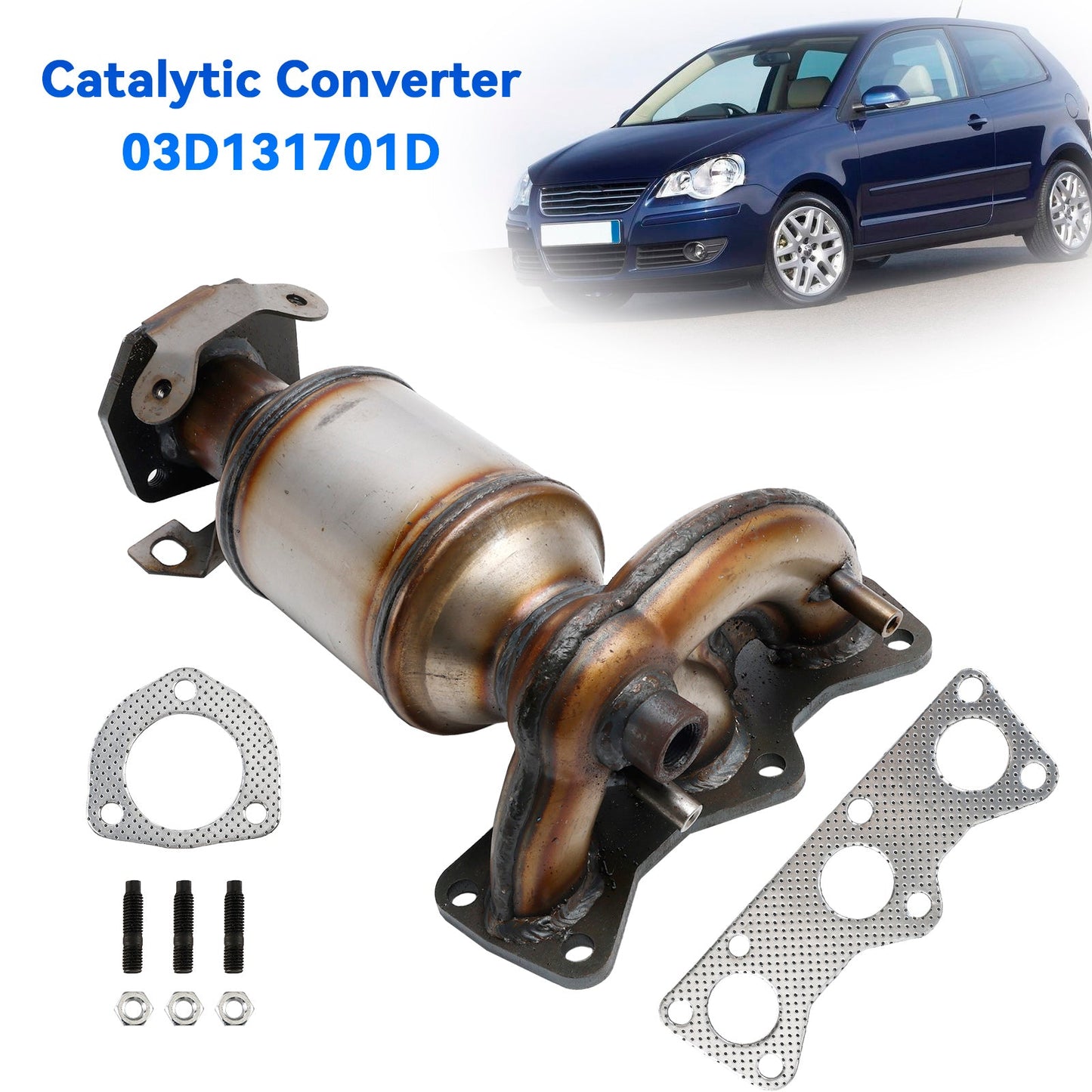 10/2007-11/2014 SKODA FABIA II Combi (545) 1.2 Estate Petrol Catalytic Converter Type Approved 03D131701D 03D253020HX