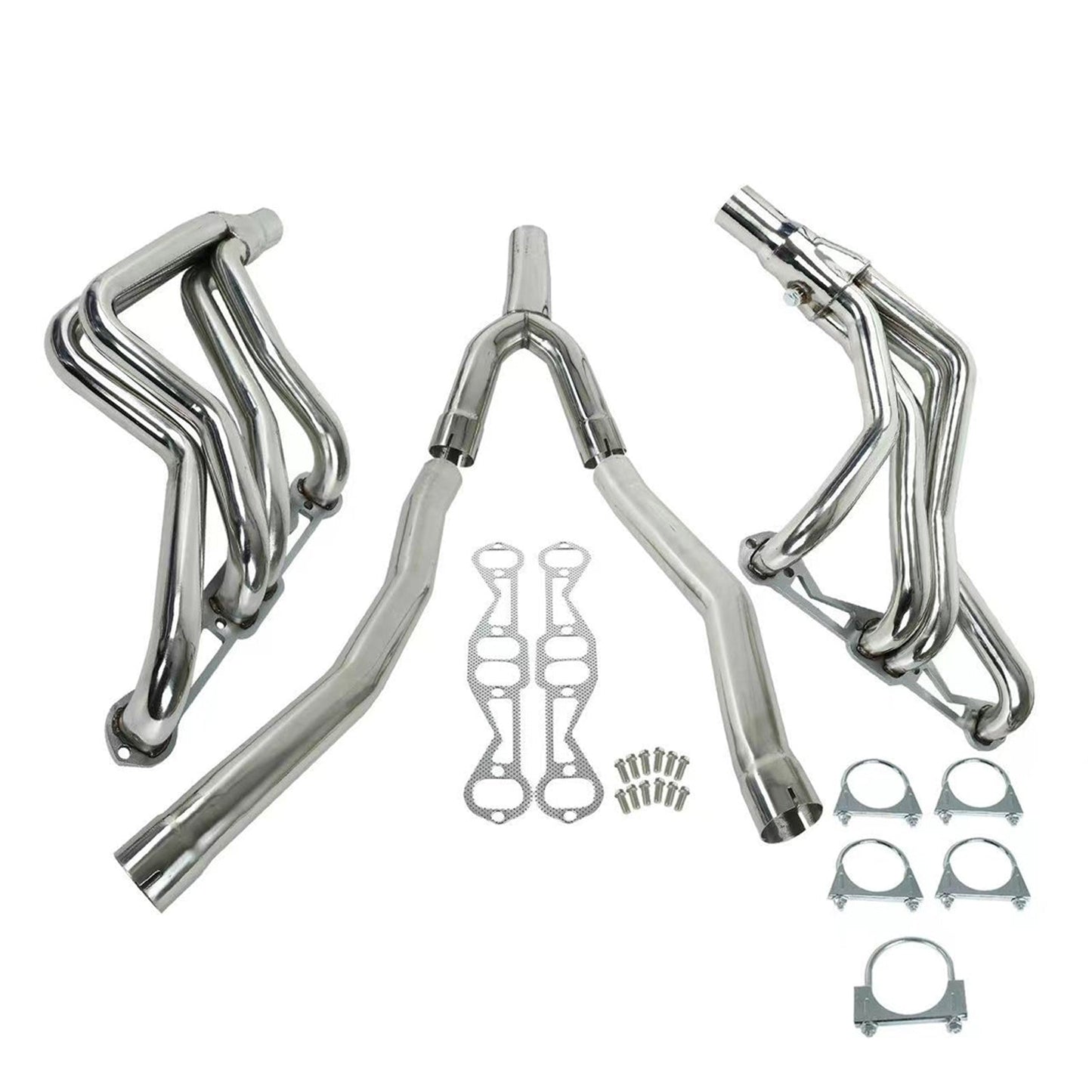 Exhaust Header Fit Chevy Camaro Fit Firebird 5.0L 5.7L 1982-1992 V8 Long Tube