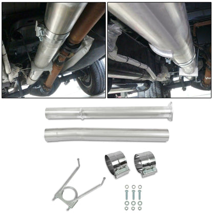 2013-2017 Dodge Ram 2500 3500 6.7L Cummins Diesel 4" Exhaust Muffler Pipes & EGR Delete Kit