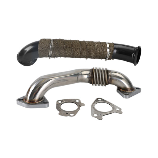 2004.5-2010 Chevrolet GMC 6.6 LLY LBZ LMM Duramax Turbo Down Pipe Passenger Side Up Pipe Fedex Express