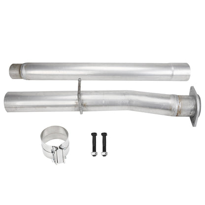 2008-2010 Ford F250 F350 F450 6.4 Powerstroke Diesel 4" Exhaust DPF & Cat Delete Pipe