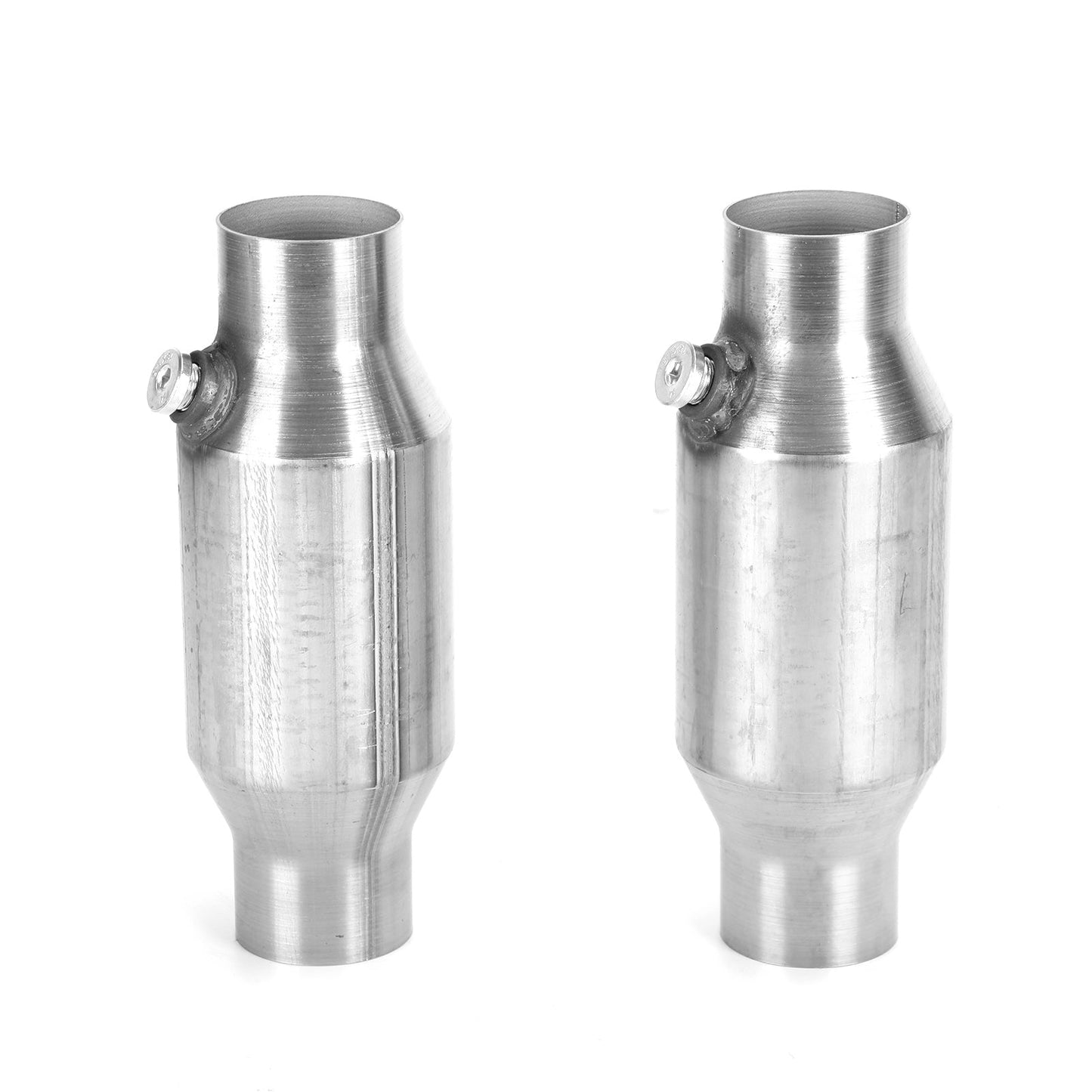 2X 2.5" Universal Catalytic Converter High Flow Stainless Steel 425250 Generic