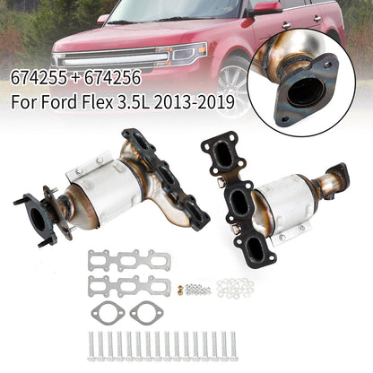 2013-2019 Ford Explorer 3.5L Front Left & Right Manifold Catalytic Converter