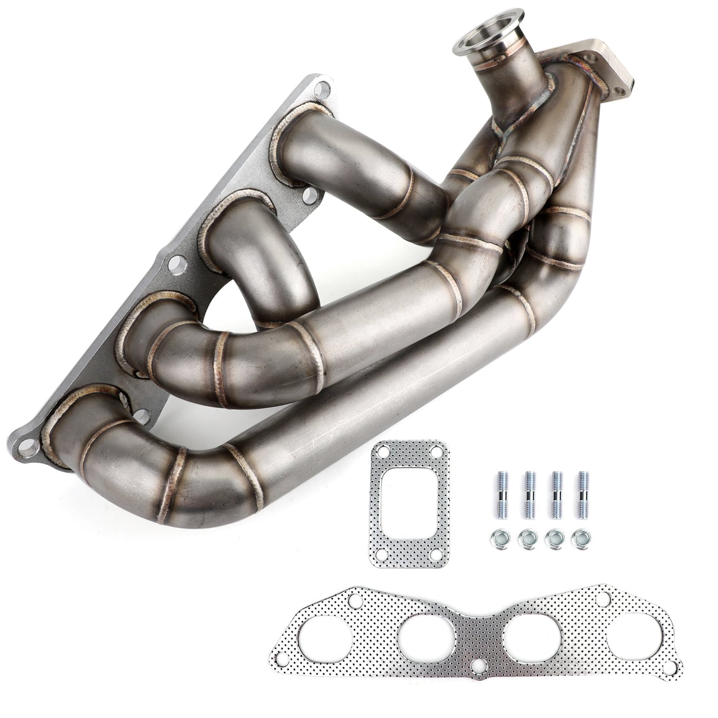 1993-1997 Honda Del Sol K20 K24 Exhaust Pipe V2 Turbo Manifold T3