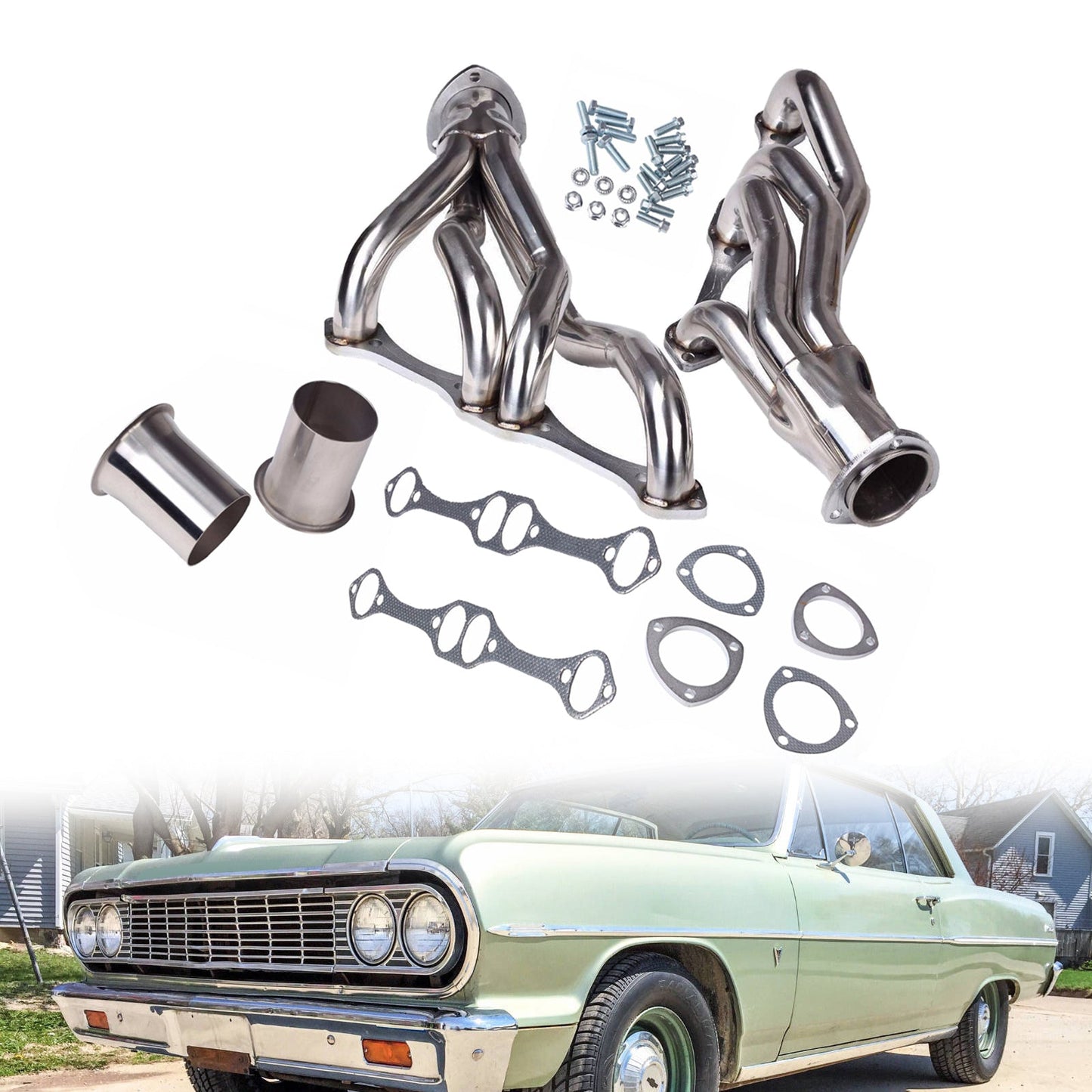 Chevrolet Monte Carlo 1970-1978 Small Block Manifold Headers