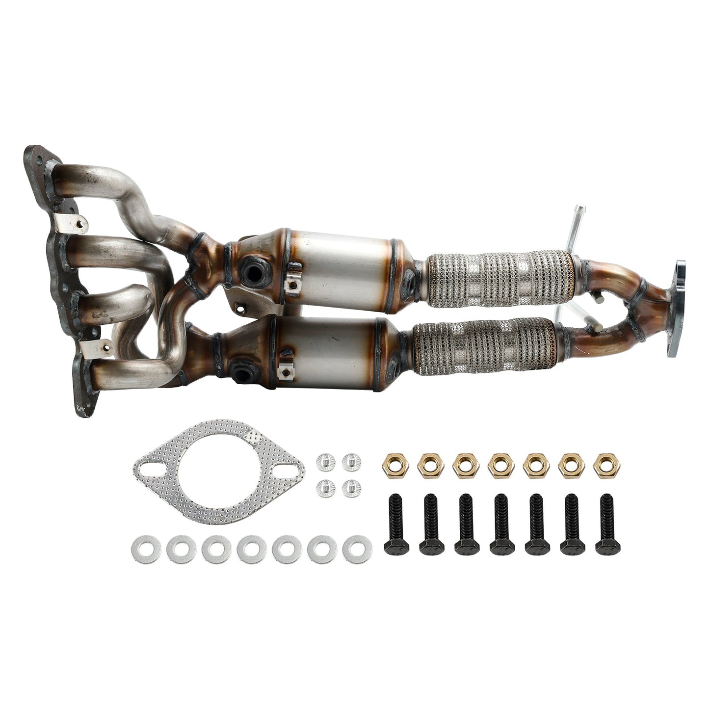 09/2004-03/2007 FORD FOCUS II Station Wagon (DA_, FFS, DS) 1.6 Ti Estate Petrol Catalytic Converter Type Approved + Fitting Kit 1319161 1326272