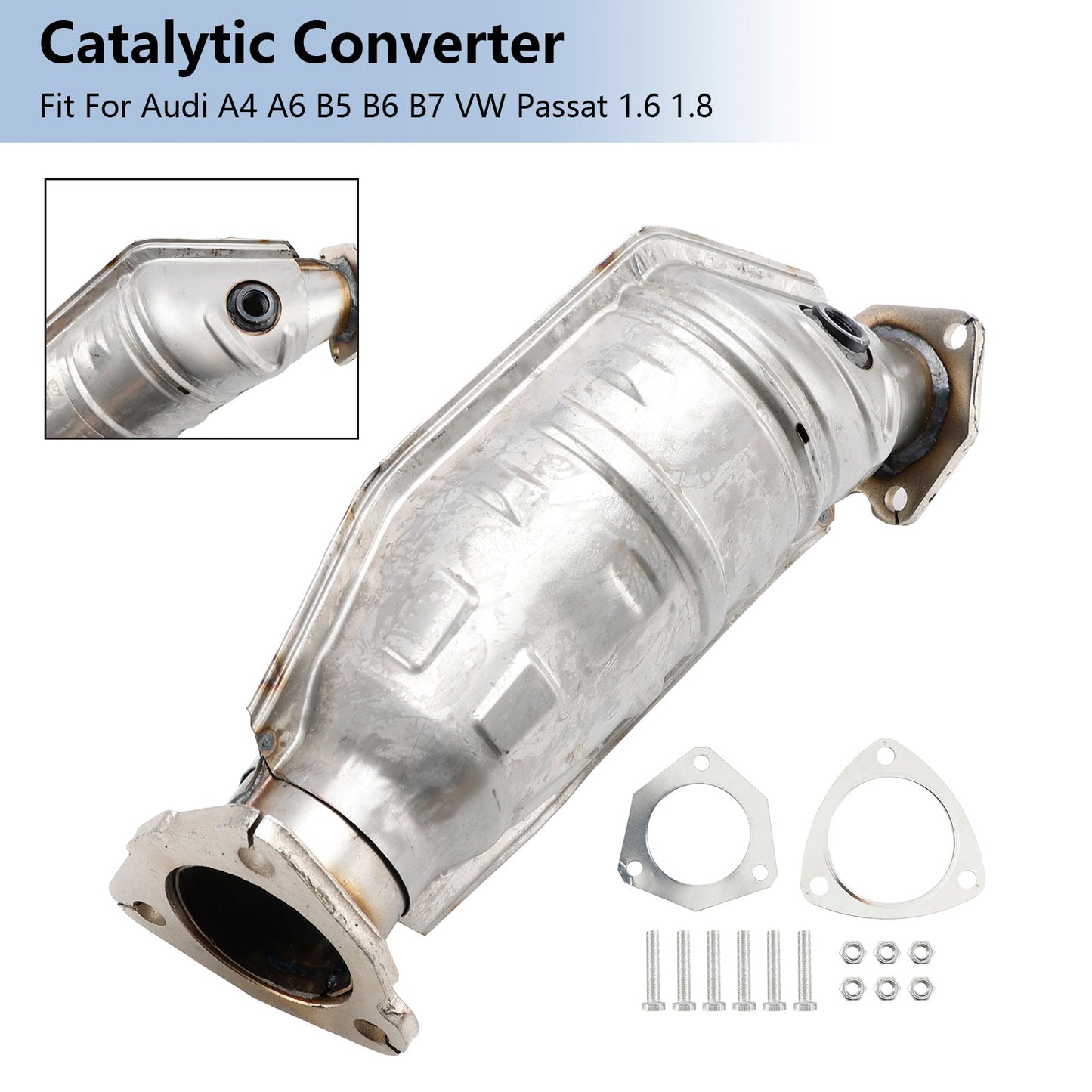 Catalytic Converter For Volkswagen Passat For Audi A4 Quattro 1.8L 1997-2006
Katalysator Kat Passend für Volkswagen Passat For Audi A4 Quattro 1.8L 1997-2006