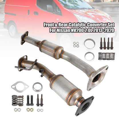 2013-2018 Nissan NV200 2.0L Front and Rear Catalytic Converter Set Generic