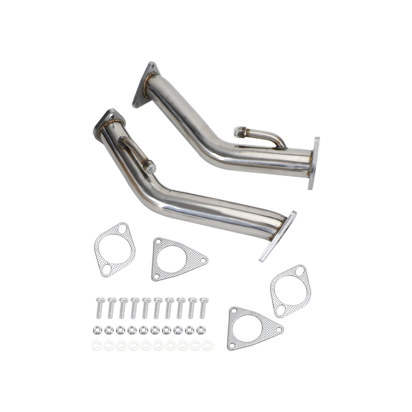 2.5" Test Pipes Exhaust DownPipe For All Infiniti Q50/Q60 Models with 3.7L Engine (does not fit 2.0 or 3.0t models)