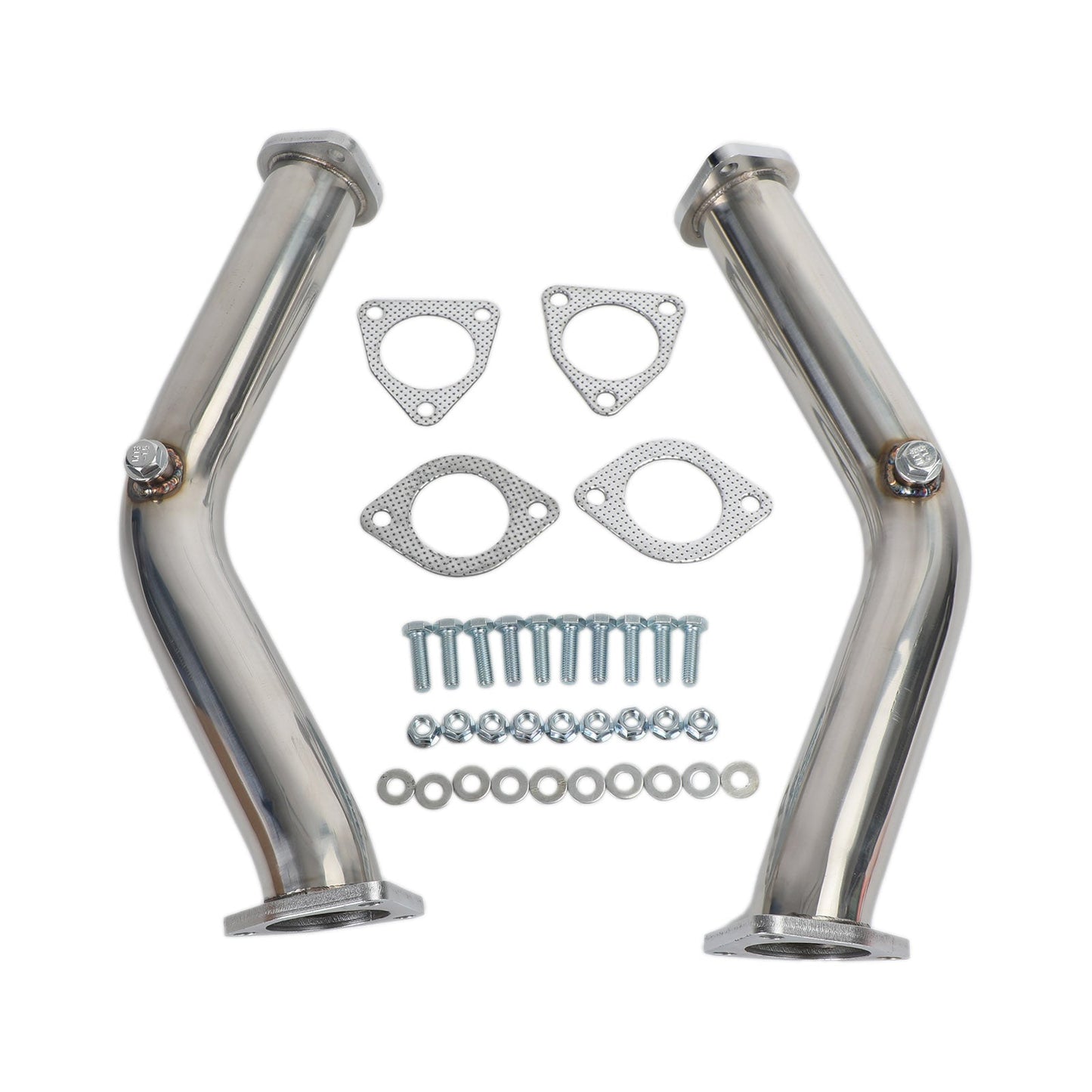 2003-2006 Nissan 350Z 3.5L Infiniti G35 FX35 3.5L 2 Test Pipes Decat Non Reson Straight Exhaust Generic