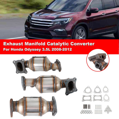 Honda Pilot 3.5L 2009-2015 Catalytic Converters Set 45131 45132 16447 3PCS