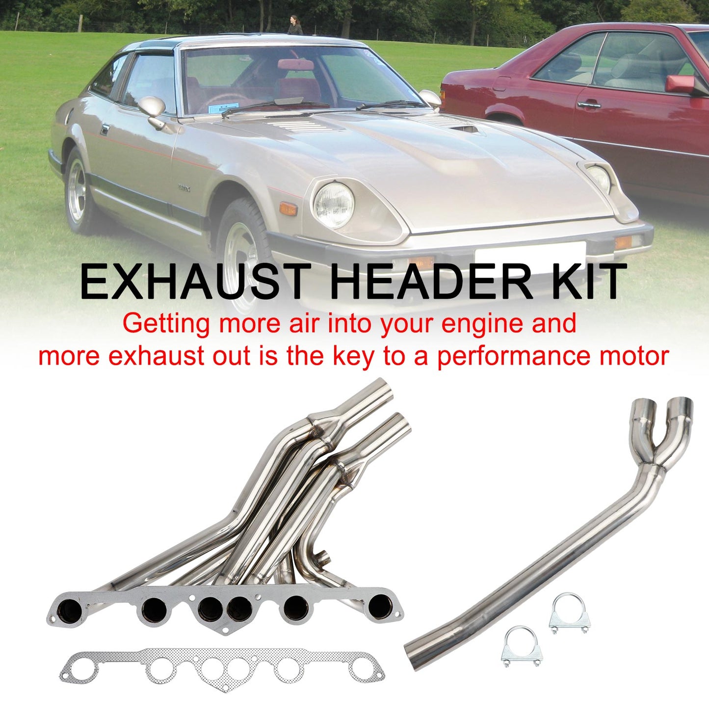 Nissan 280Z 280ZX L28E 1977-1983 Datsun Stainless Exhaust Header Manifold 70-1122