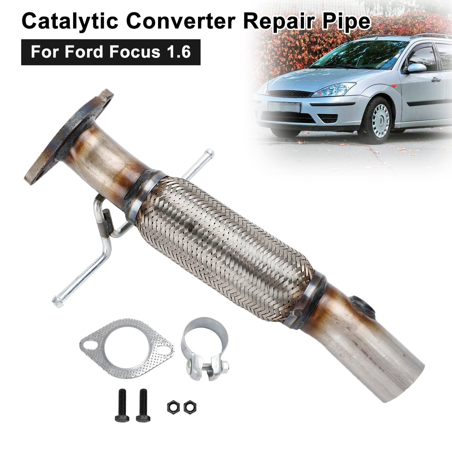 BM91275H Catalytic Converter Repair Pipe For Ford Focus 1.6 1.4 Petrol