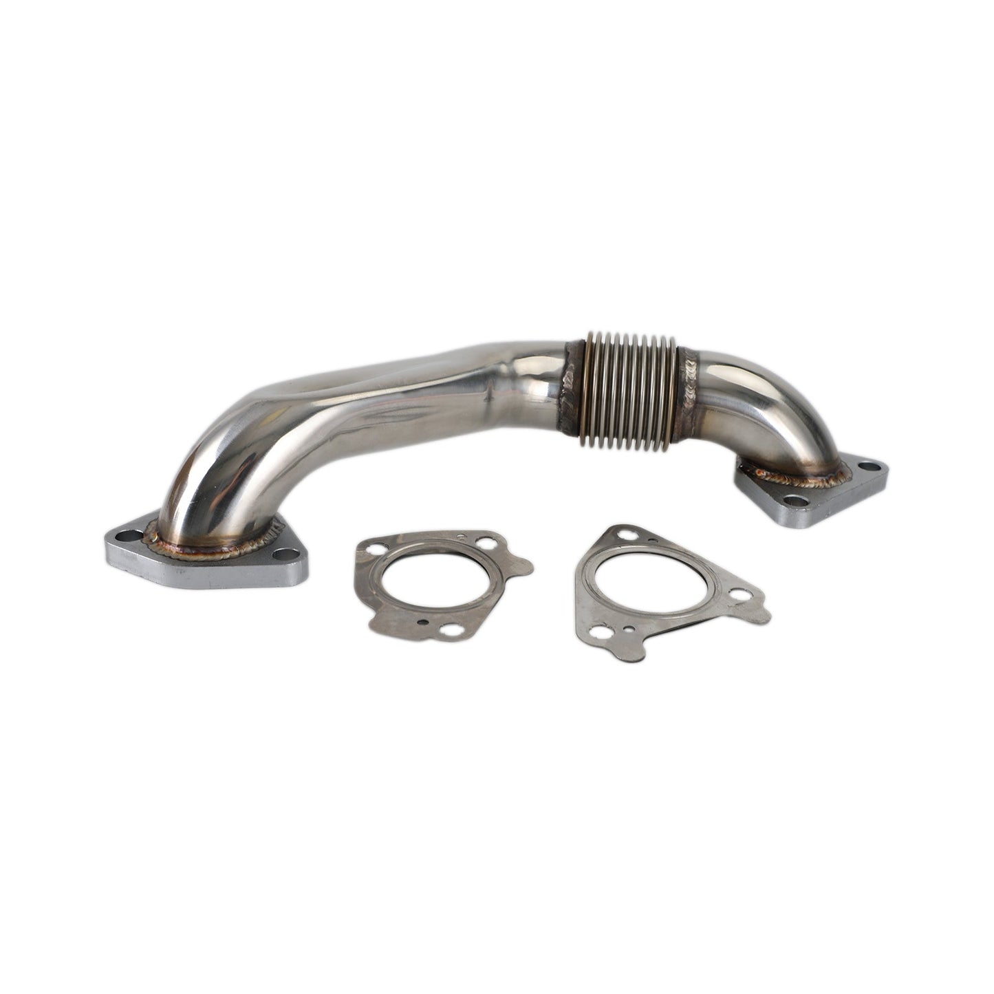 EGR Delete Kit & Passenger Up Pipe for Chevy Chevrolet Silverado GMC 2500 3500 LMM 6.6L Duramax 2007.5-2010