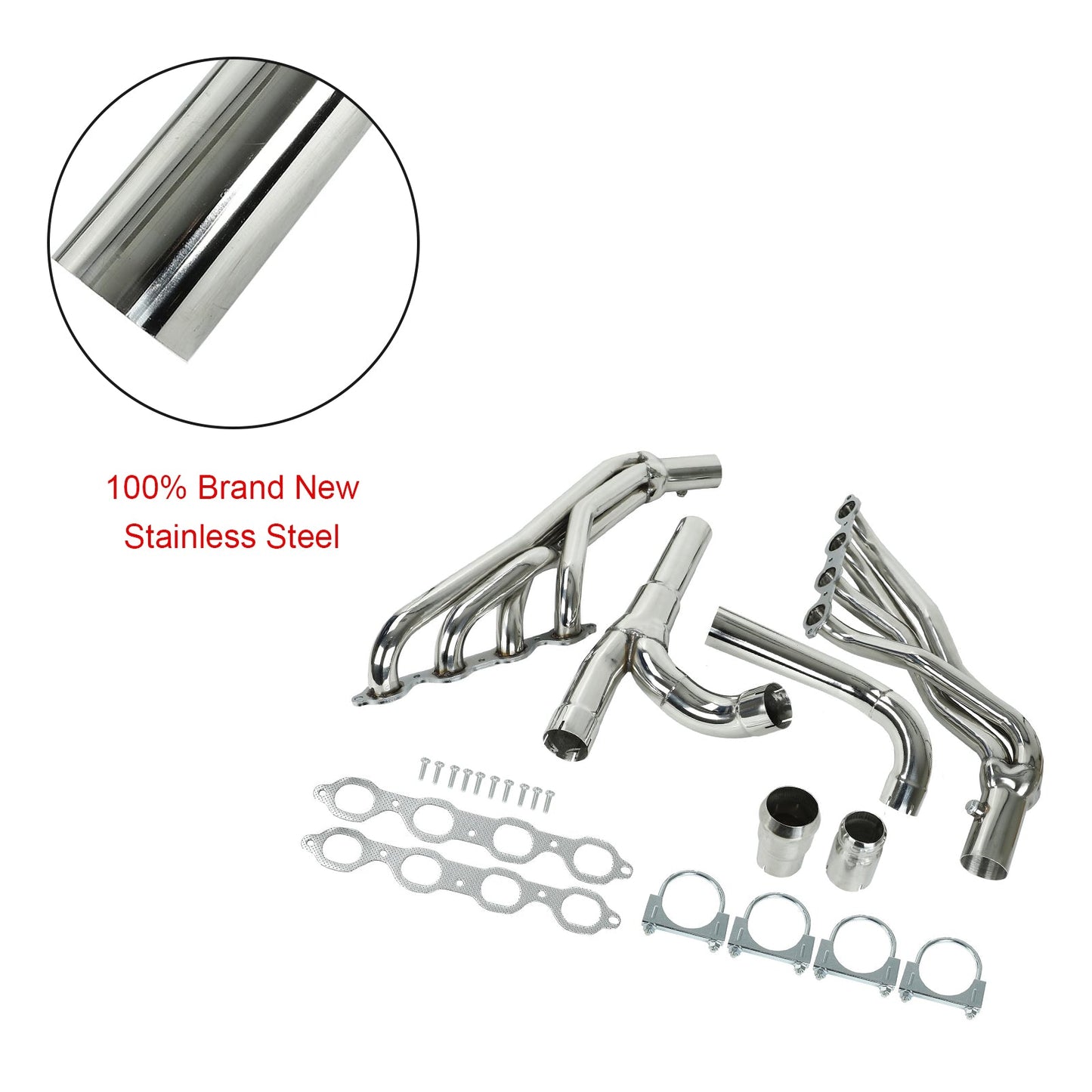 Chevrolet / GMC Silverado Sierra 14-17 1500 5.3L 6.2L Stainless Exhaust Header