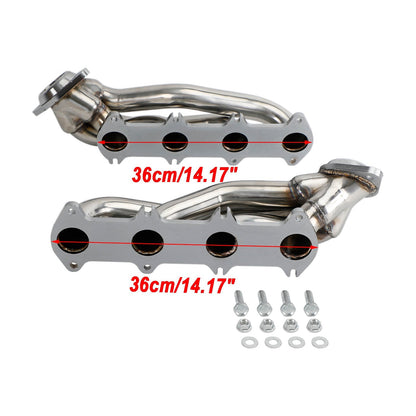 Ford F150 04-10 5.4 V8 Stainless Exhaust Manifold Shorty Headers Performance