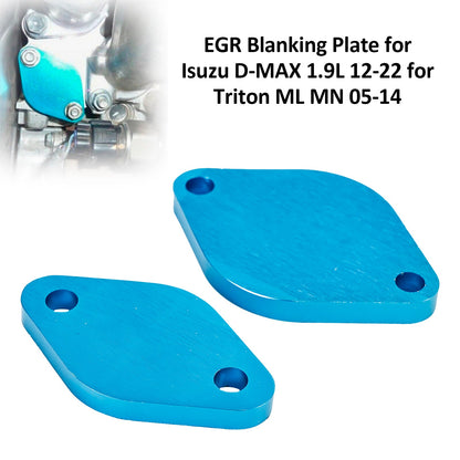 EGR Blanking Plate for Isuzu D-MAX 1.9L 12-22 for Triton ML MN 05-14