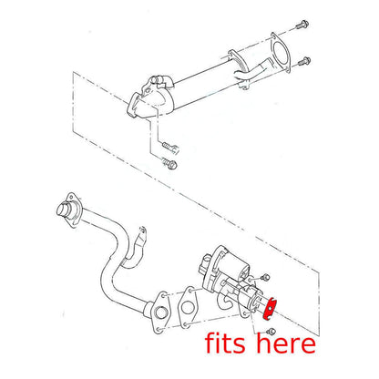 Ford MK7 Transit 2.2 2.4 tdci Land Rover 2.4 EGR Valve Blank Plate