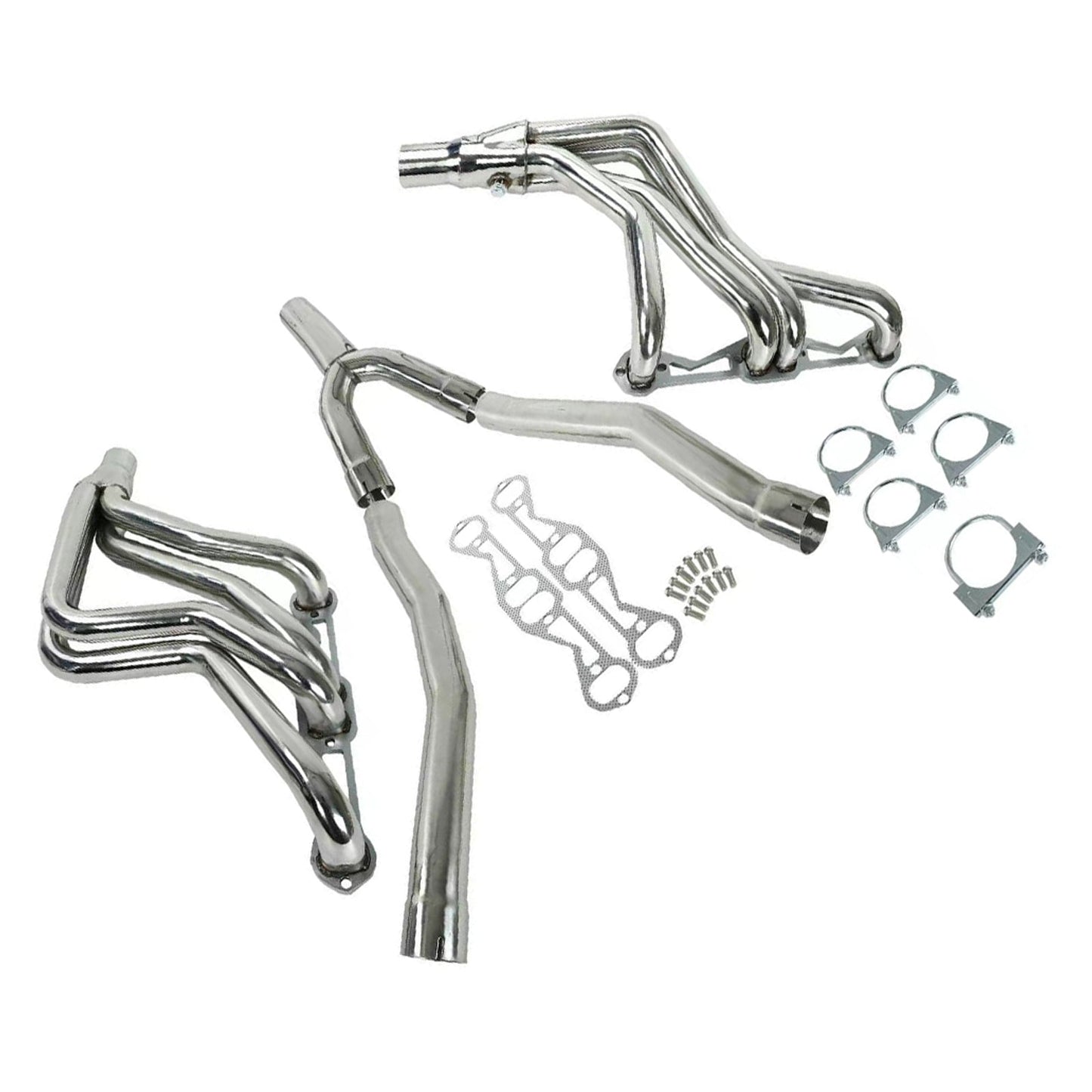 Exhaust Header Fit Chevy Camaro Fit Firebird 5.0L 5.7L 1982-1992 V8 Long Tube