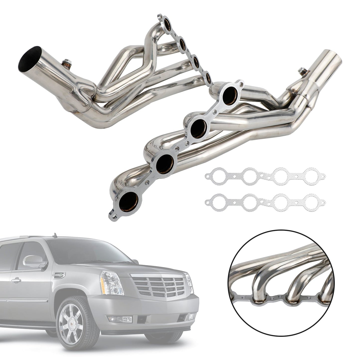 2007-2014 Cadillac Escalade 6.2L Long Tube Exhaust Header kits